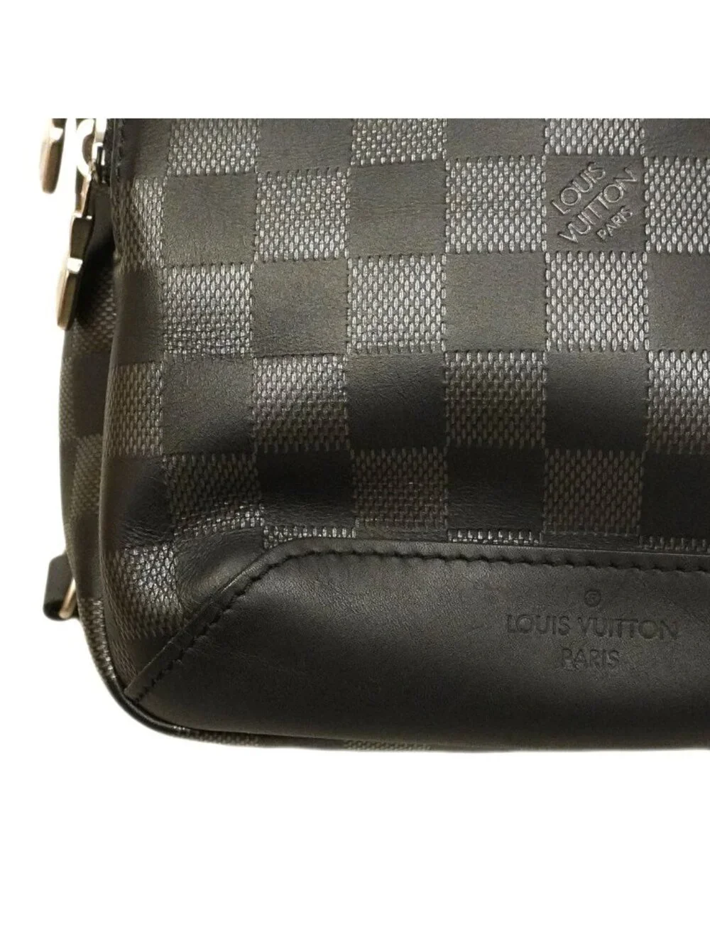 Louis Vuitton Belt Bag Damier Infini Avenue Silver Onyx
